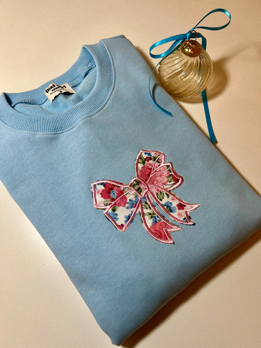 Vintage Bow Sweatshirt